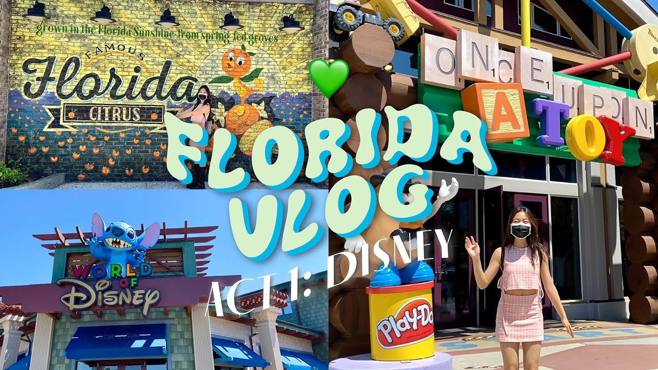 Grad Trip To Florida Vlog Act 1 | Exploring Disney World Springs Before  Cornell Graduation | Gaheun - Youtube