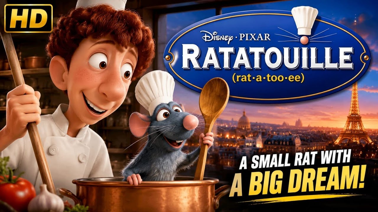 Ratatouille (2007) - Disney Movie in English || Patton Oswalt, Ian Holm || Reviews & React