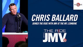 Colts GM Chris Ballard Joined The Ride With JMV At The NFL Combine!