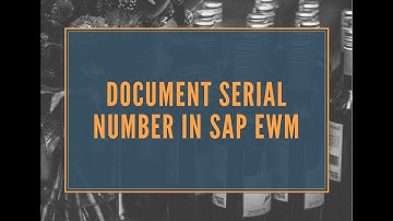 Track Every Product in SAP EWM | Serial Number Management Explained in S/4HANA