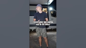 Van camping in the forest goes wrong #scary #ghost #horror #vanlife