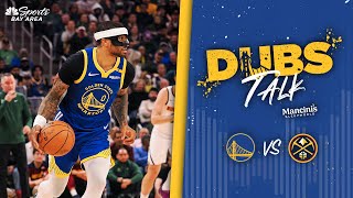 Warriors' win streak ends in ugly loss to Nuggets | Dubs Talk Live | NBC Sports Bay Area