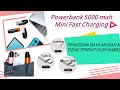 Powerbank 5000 mah mini portable fast charging