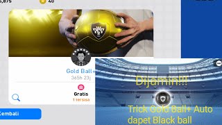 Trick Black Ball on Gold Ball+