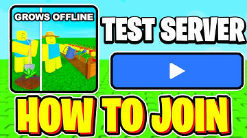 How To JOIN TEST SERVER In Grow A Garden! Roblox