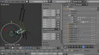 Tob's Blender 2.5 Foot Rigging Tutorial 9/10 The Second Leg part 1