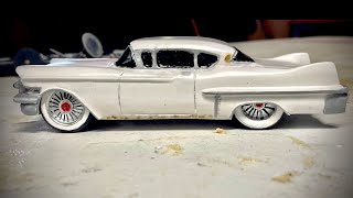 Wood Carving: 1957 Cadillac Wood Toy Car