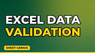 Details Excel Data Validation — Dropdown Lists and Input Rules Guide