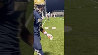 ‘26 5⭐️ CB and USC commit Rock Hill with a 95+ yard pick 6! #usctrojans #akron #hoban #ohio #fyp