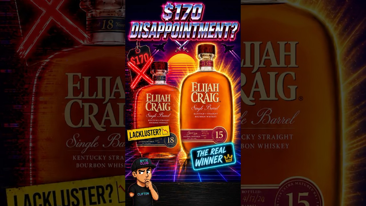 $170 for ONE flavor? Elijah Craig 18 Honest Review 🥃📉