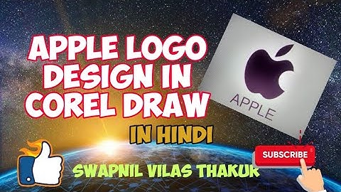 Apple Logo Design In CorelDraw Hindi