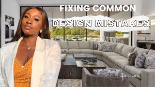 SIX (6) COMMON INTERIOR DESIGN MISTAKES AND HOW TO FIX THEM | Tutorial