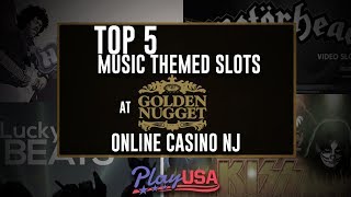 Top 5 Music Themed Slots at Golden Nugget Online Casino NJ | Real Money | Use Promo Code FREEPLAY