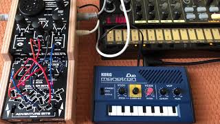 bastl  bitranger/korg  volcabeats/korg monotron duo cv control