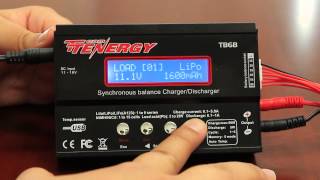 Tutorial Tenergy Tb6B Balance Charger For Nimhlipolife Battery Packs All-Battery