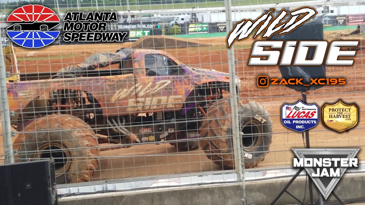 Wild Side Winning Skills Run; Monster Jam Atlanta Motor Speedway 2021