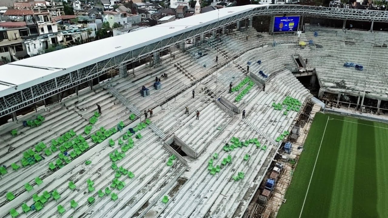 MAKIN NYATA‼️STADUON TELADAN MEDAN HAMPIR RAMPUNG, UPDATE RENOVASI HOME BASE PSMS MEDAN