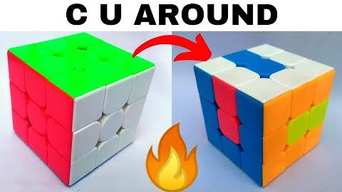C U Around  3X3 Rubik