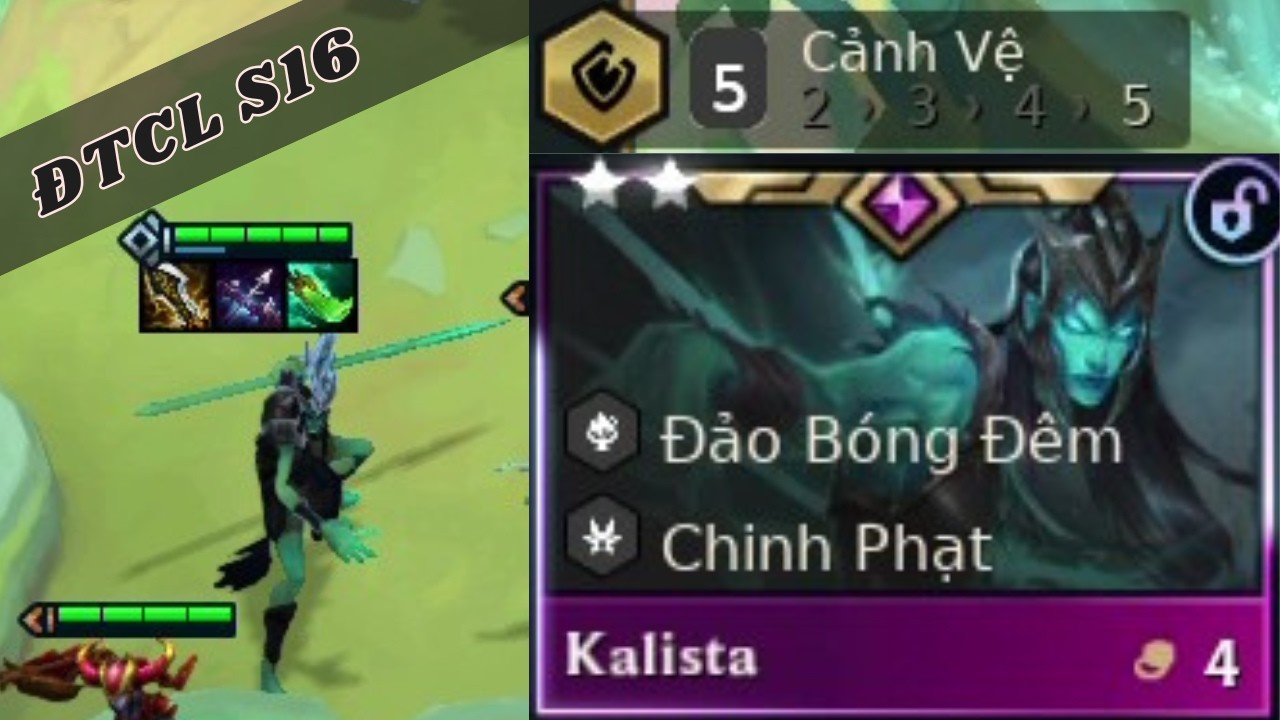 Kalista Cảnh Vệ #2 | ĐTCL mùa 16 | Xếp hạng | LMHT | Full Gameplay