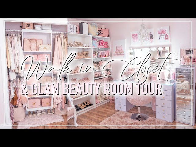My Dream Walk in Closet & Beauty Room Tour class=