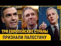 Три европейские страны признали Палестину государством