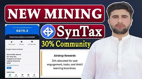 SynTax Verse New Mining App | SynTax Verse Listing Q2, 2025 | Rizwan Blouch