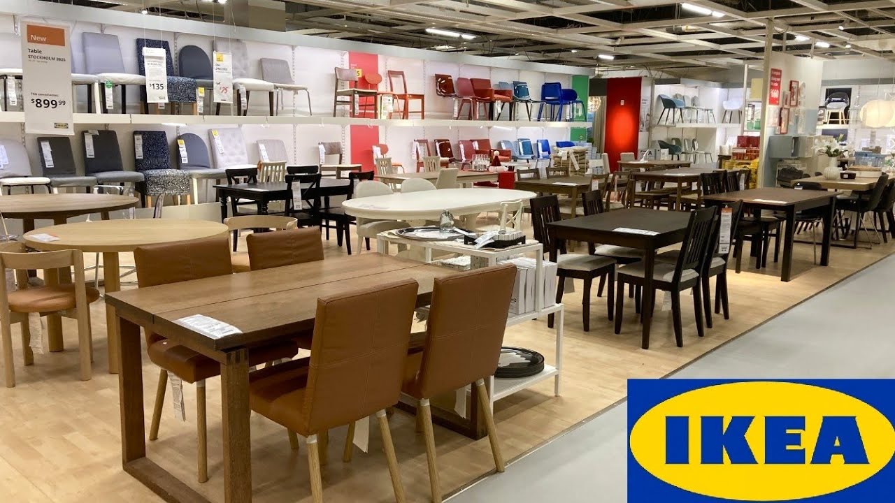IKEA КУХОННЫЕ СТОЛЫ ОБЕДЕННЫЕ СТОЛЫ КРЕСЛА СТУЛЬЯ ДЕКОР МАГАЗИН ДЛЯ ПОКУПОК С МНОЙ ПРОГУЛКА ПО МА...
