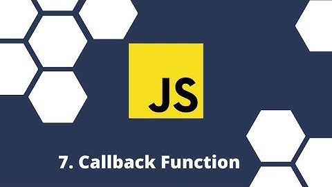 Javascript 觀念系列 | Function | Callback Function