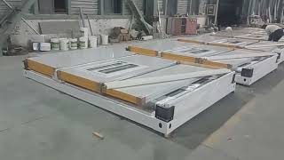 3.8mX2.5m flat pack containers to Australian. 12 units can be loaded in one 40ft shipping container.