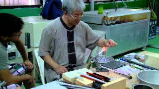 2015-0608亞太琉璃-黃安福老師(戰國珠製作)