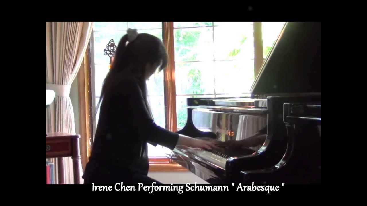 Irene Chen Performing Robert Schumann Arabesque op.18