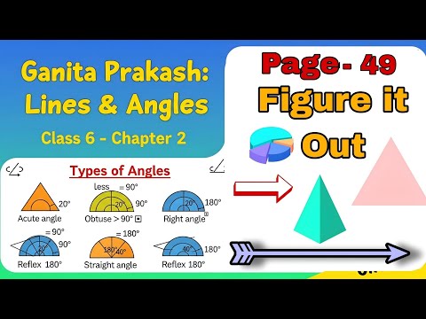 Lines and Angles | Figure It Out Page 49 | Class 6 Maths Chapter 2#education #std6 #newsyllabus 