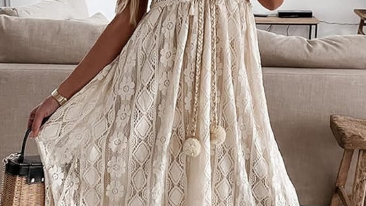 Lace & Tassels Love Story 💕 CUPSHE Summer Maxi Dress Review