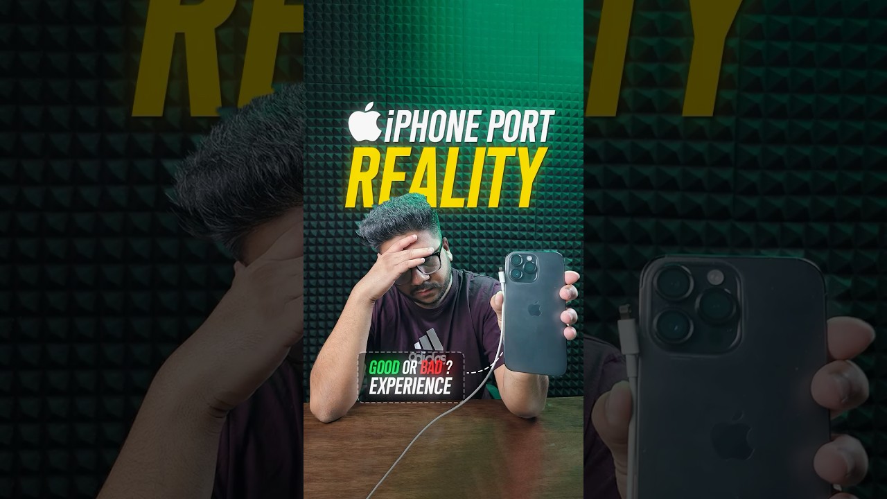 iPhone's Lightning Port is weird 😅 #viral #apple #iphone #shorts
