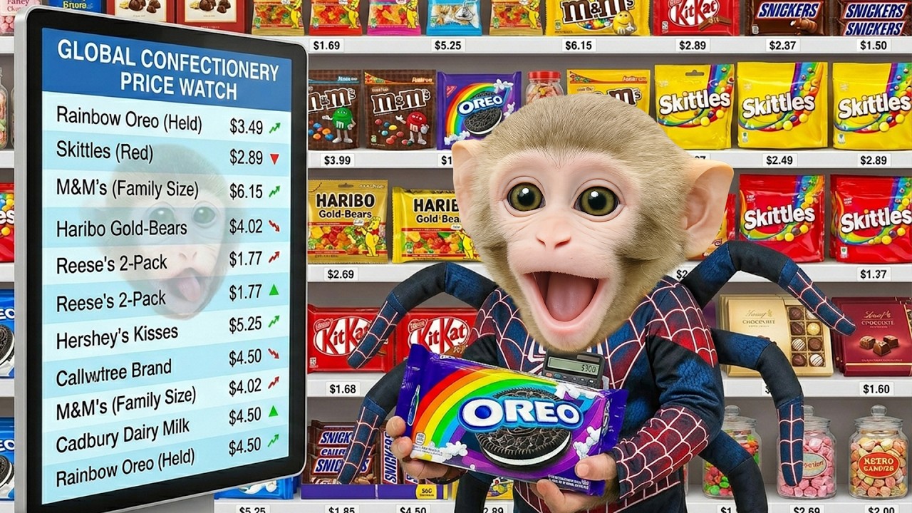 🛒🐵 ¡Bim Trabaja en un Supermercado y Nadie lo Esperaba!