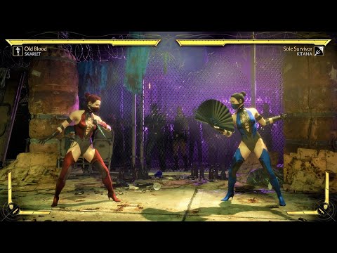 MK3 Skarlet vs MK3 Kitana (Hardest AI) - MORTAL KOMBAT 11 Hardest Battle Match