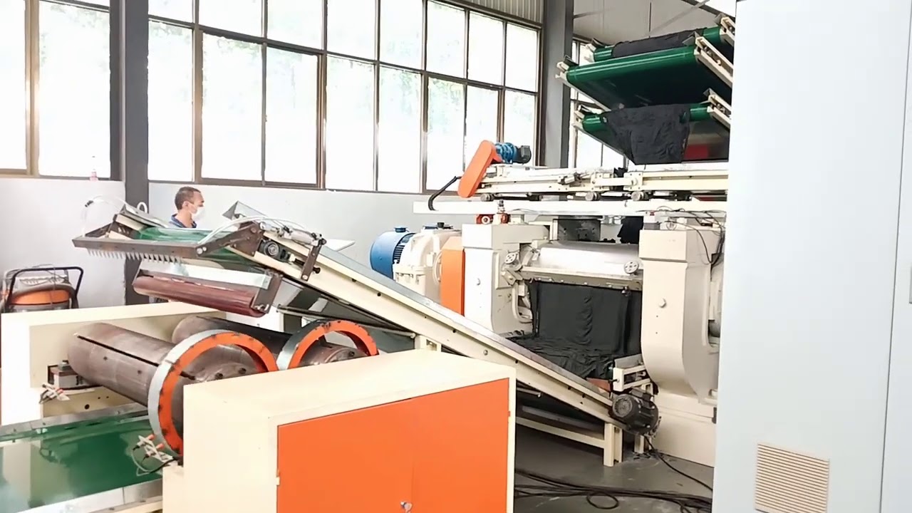 Latex rubber gloves recycling process YouTube