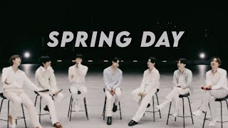 BTS 'Spring Day' whatsApp status