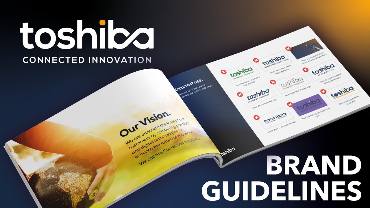 Creating Brand Guidelines for my Toshiba Rebrand YouTube