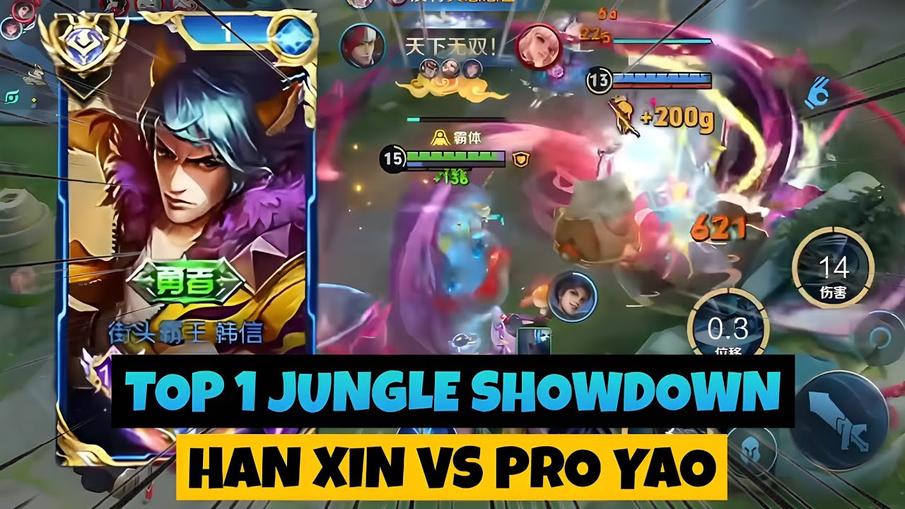 HAN XIN DOMINATION 😱 TOP #1 JUNGLER OUTPLAYS OPPONENT WITH 35% TEAM DAMAGE | HONOR OF KINGS