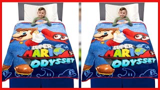Franco A35618 Kids Bedding Soft Plush Microfiber Throw, 46" x 60", Super Mario