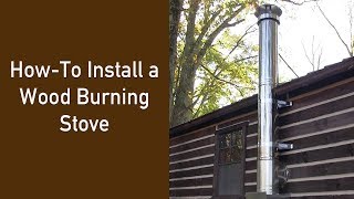How to install an exterior wood furnace