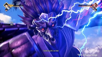 JUMP FORCE - Rinnegan Sasuke vs Roronoa Zoro Gameplay | E3 2018 (1080p 60fps)