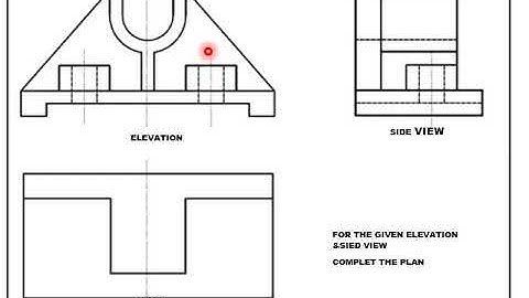 Engineering Graph I: New 6 examples on 3rd view power point - Prof. Ahmed Attaia