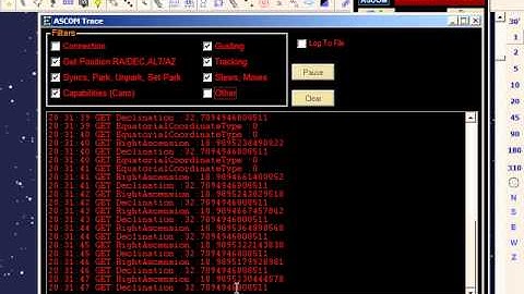 EQASCOM: ASCOM Trace
