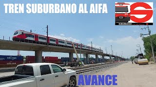 Avance de Obra del Tren Suburbano al AIFA  Así se ve el Avance del Tren AIFA Mx