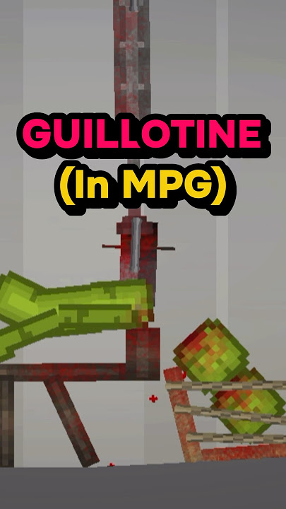 How To Make A GUILLOTINE In Melon Playground! 🇫🇷🗡️