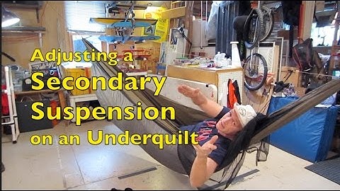 Adjusting Secondary Suspension on a Full Length UnderQuilt