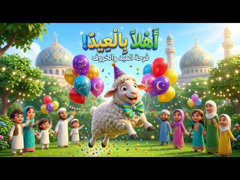 أغنية أهلا بالعيد - فرحة وبهجة مع خروف العيد! 🐑🎉#العيد #عيد_سعيد #أغاني_أطفال