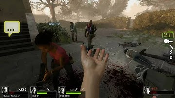 Left 4 Dead 2 Demo [PC] - Funny Stuck Hand Glitch